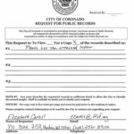 public record request