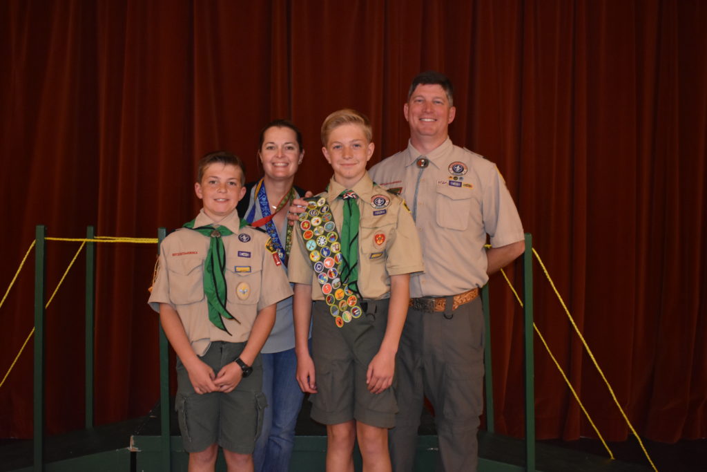 Walton family Boy Scouts
