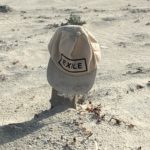 exile hat at beach