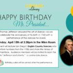 Jefferson birthday flier