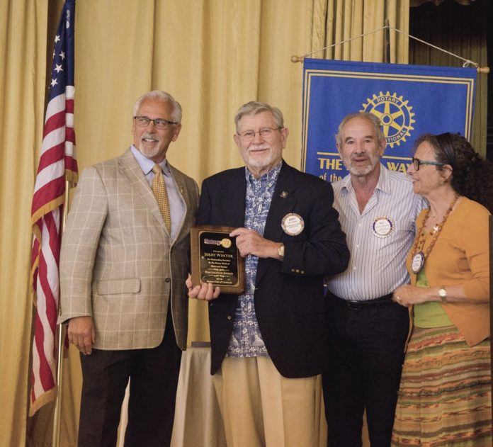 Jerry Winter Receives Rotary Peacemaker Award 2018 - Coronado Times