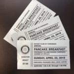 Rotary pancake breakfast ticket image