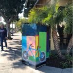 utility box art bicycle