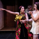 young woman in noises off