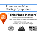 Preservation Month Heritage Symposium