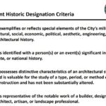 current historic designation criteria