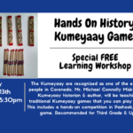 Traditional Kumeyaay Games Workshop