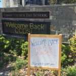 CCDS welcome back sign