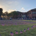 9 11 flags in quad