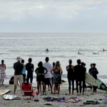 Coach Mike with CMS Surf Team