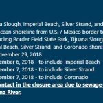 Beach closure dec 9 2018 text