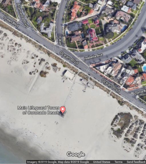 Beach Lifeguard Tower Google Maps Coronado Times