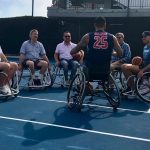 wolfpack wheelchair and city whitney benzian, marvin heinze, derik mundt, mike donovan, richard bailey