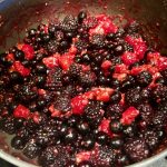 Mixed berry cobbler