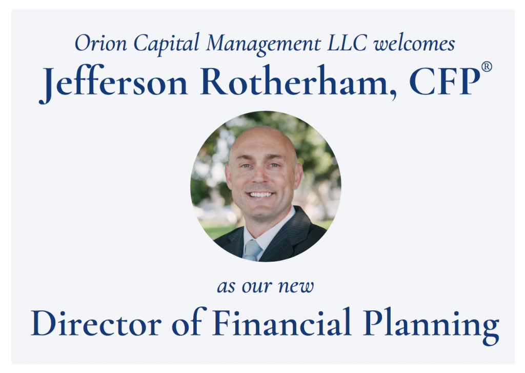 Jeff Rotherham joins Orion Capital Management
