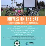 Movies on the bay flier