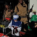 Halloween ghostbusters family