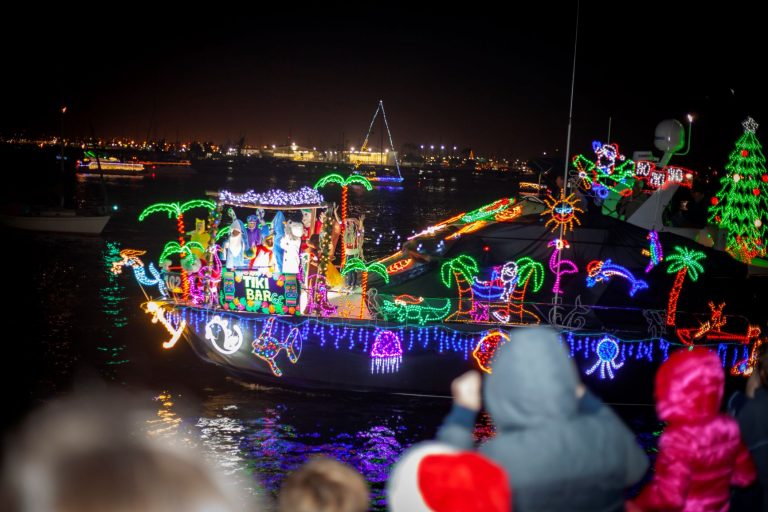 San Diego Bay Parade of Lights, on the Bay,” to Illuminate