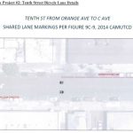 tenth street orange to c bike lanes