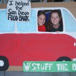 girl scouts stuff the bus 1