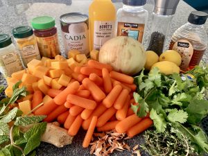 Thai Carrot Ginger Butternut Squash Soup