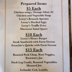 Frenchie take out menu