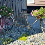 bike with flowers