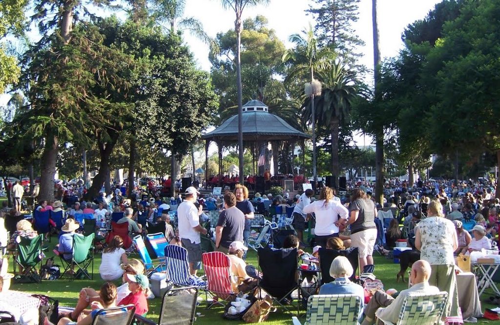 concerts in the park Coronado Spreckels Park