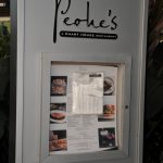 restaurant – Peohes sign