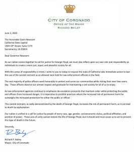 Bailey letter to Newsom