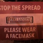 2020-07-25 Ferry Landing face mask sign