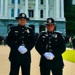 CPD ~ Sergeant Ralphy Garcia and Officer Josh Strange at the California Peace Officers’ Memorial in Sacramento