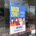 Sign: mask zone