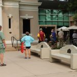 library reopening line