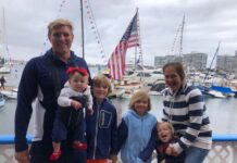 Jesse Smith and family at Coronado Yacht Club