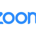 Zoom logo – Blue