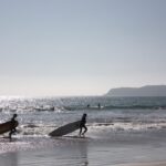 surfing ocean beach