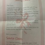 Santa letter