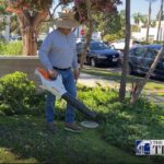 Battery powered leaf blower