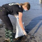 Emerald Keepers beach cleanup