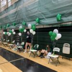 girls volleyball senior celebration