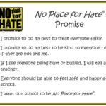 no place for hate pledge promise