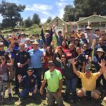 Rotary in Julian planting trees