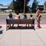 bus stop bench