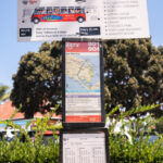 Shuttle Route bus stop sign