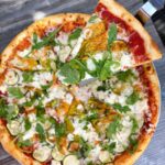 Village Pizzeria squash blossom pizza