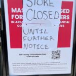 Vons closed sign