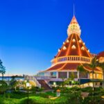 Hotel Del Coronado at Christmas.  Coronado, CA