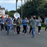 Homecoming parade band