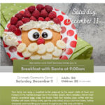 Breakfast with Santa 2021 flyer